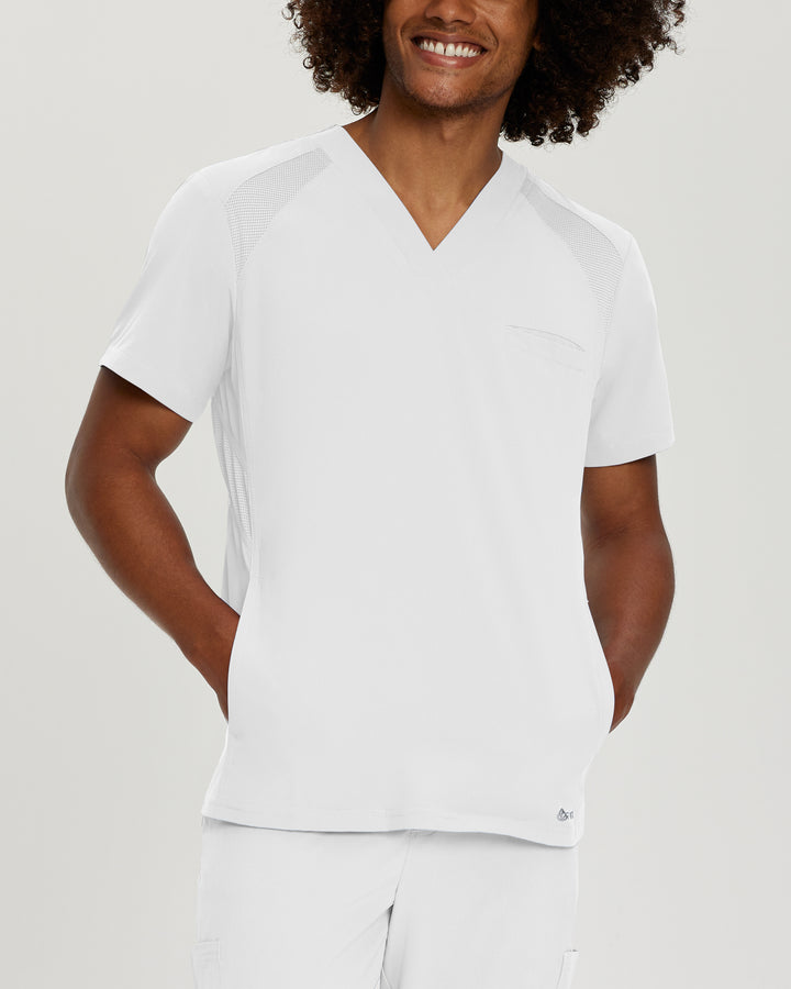 Men's V-neck top with three pockets - FIT - 2266