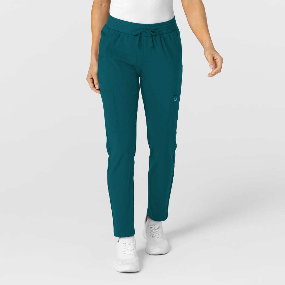 Women's straight slim fit pants - W123 - 5045