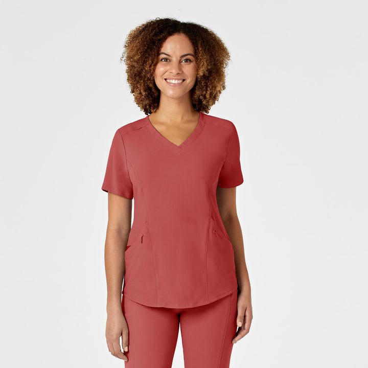 Women's top with two pockets - RENEW - 6134