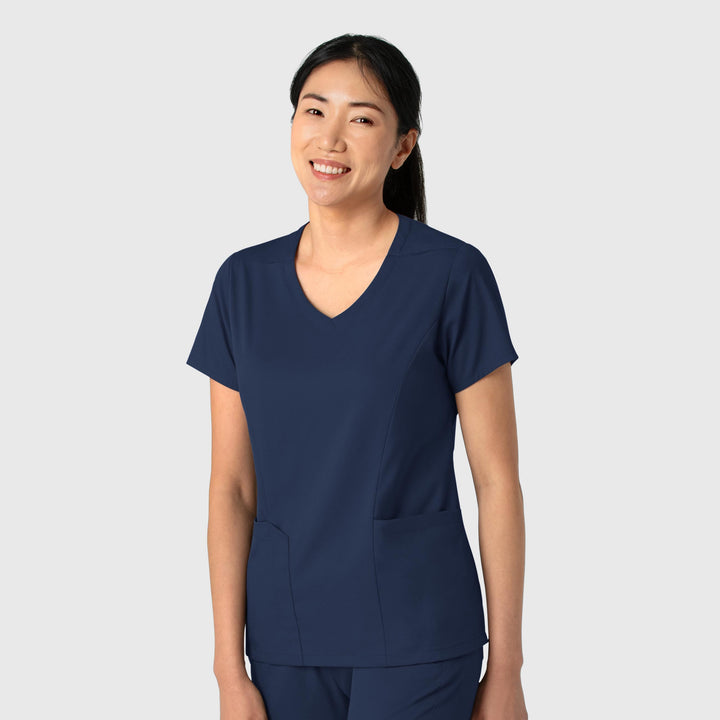 Boundless Women's 2-Pocket V-Neck Scrub Top – WW6251