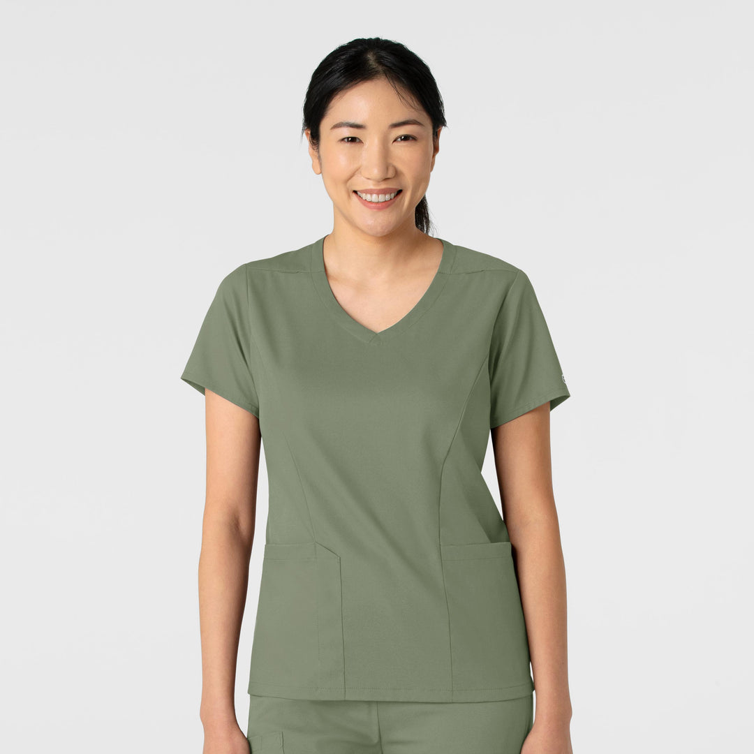 Boundless Women's 2-Pocket V-Neck Scrub Top – WW6251