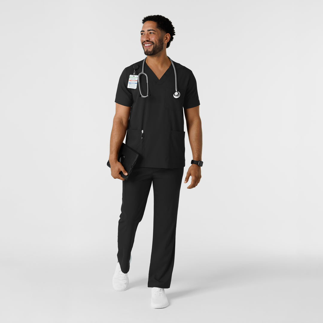 Boundless Men's Multi Pocket V-Neck Scrub Top – WW6351