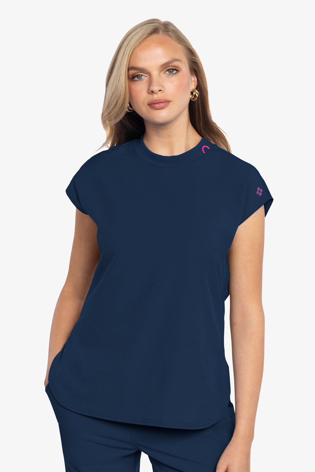 Women's Round-Neck Top - MEDCOUTURE - 703
