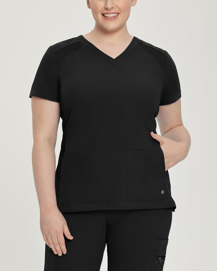 Women's V-neck top with four pockets - V-TESS - WC 950H