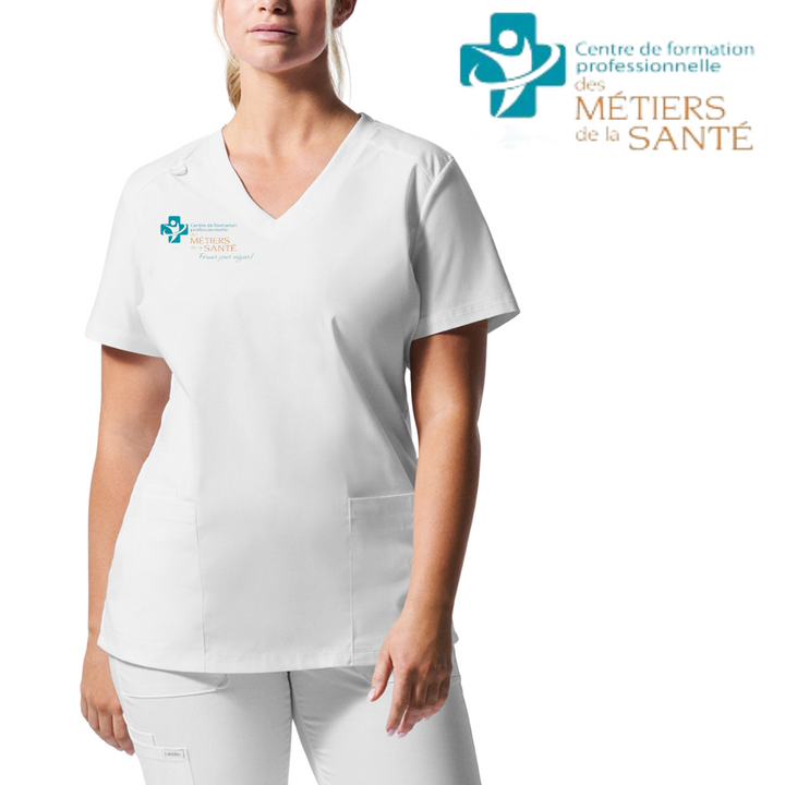 Haut avec poches en bas, femme - PROFLEX (pour école CFPMS)