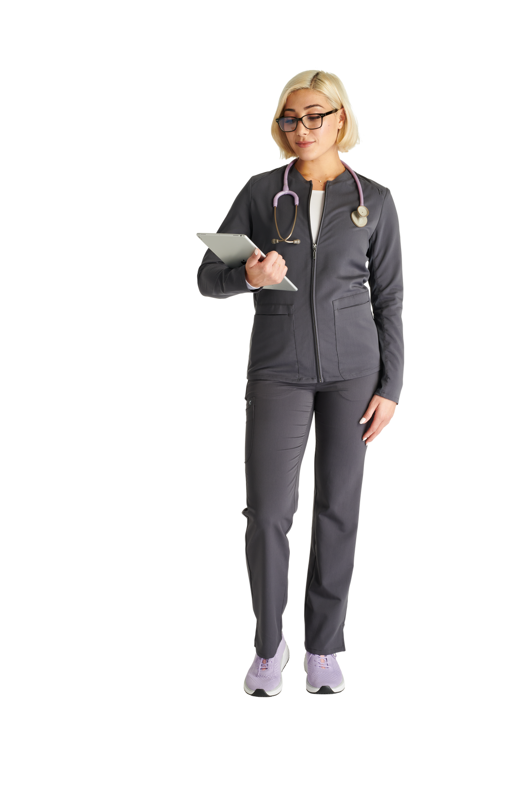 Sarrau court / Veste avec fermeture éclair, femme - CHEROKEE ATMOS - 356