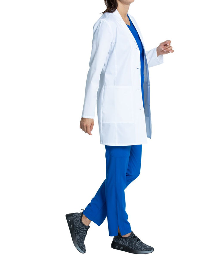 WOMEN’s White lab coat with chest pocket - CHEROKEE (PROJECT LAB) CK452