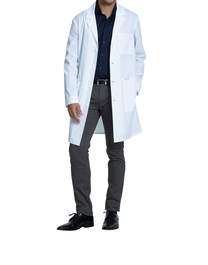 MEN’s/UNISEX White lab coat with tablet pockets - CHEROKEE (PROJECT LAB) CK460