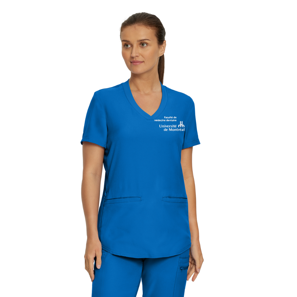 Haut avec poches en bas, femme - Université de Montréal (Médecine Dentaire)