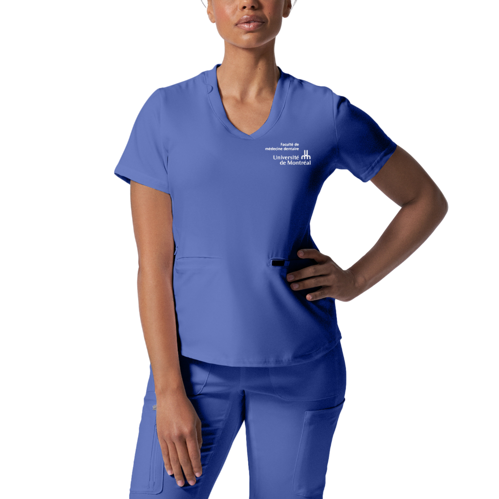 Haut avec poches en bas, femme - Université de Montréal (Médecine Dentaire)