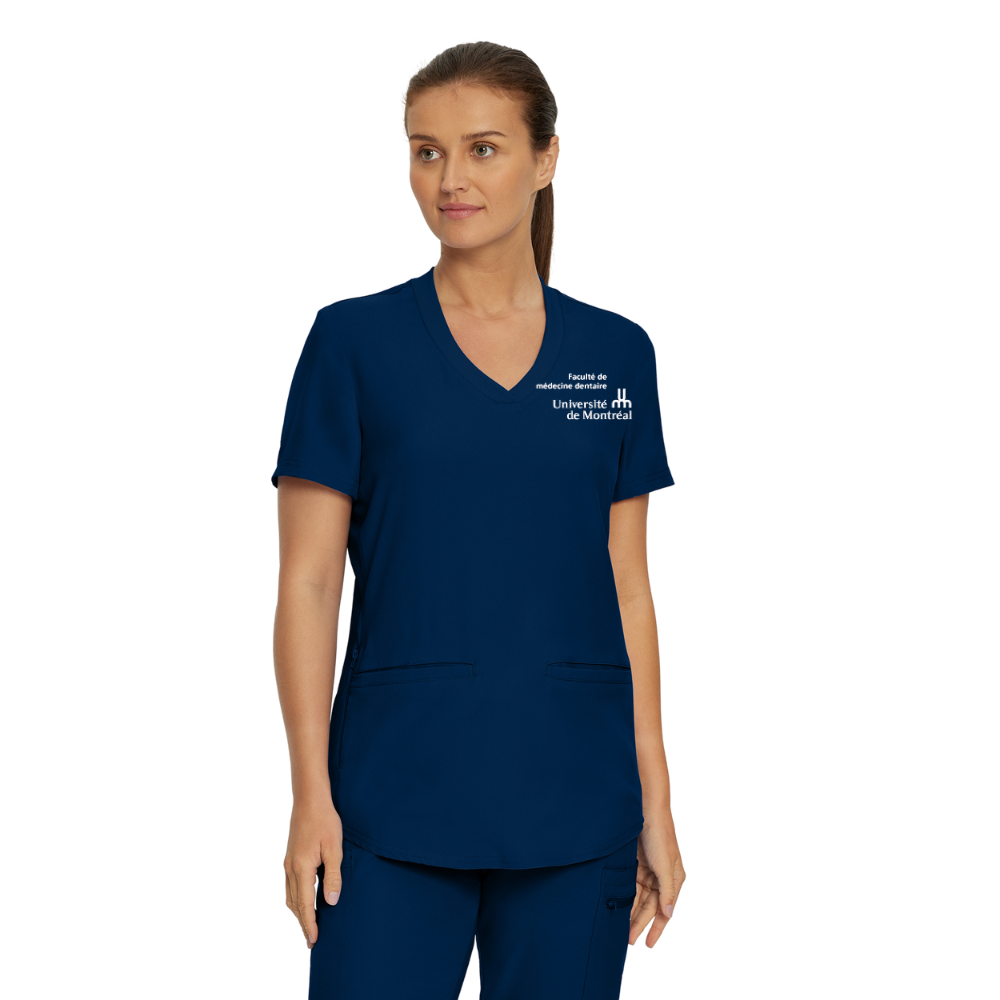 Haut avec poches en bas, femme - Université de Montréal (Médecine Dentaire)