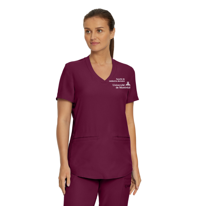 Haut avec poches en bas, femme - Université de Montréal (Médecine Dentaire)