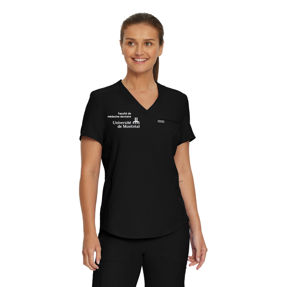 Haut avec poche poitrine, femme - Université de Montréal (Médecine Dentaire)