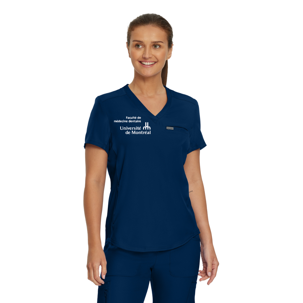 Haut avec poche poitrine, femme - Université de Montréal (Médecine Dentaire)