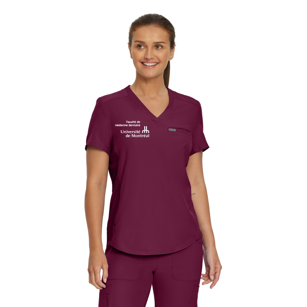 Haut avec poche poitrine, femme - Université de Montréal (Médecine Dentaire)