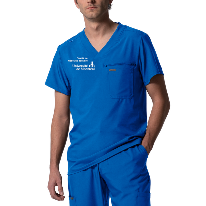 Haut avec poche à la poitrine, homme - Université de Montréal (Médecine Dentaire)