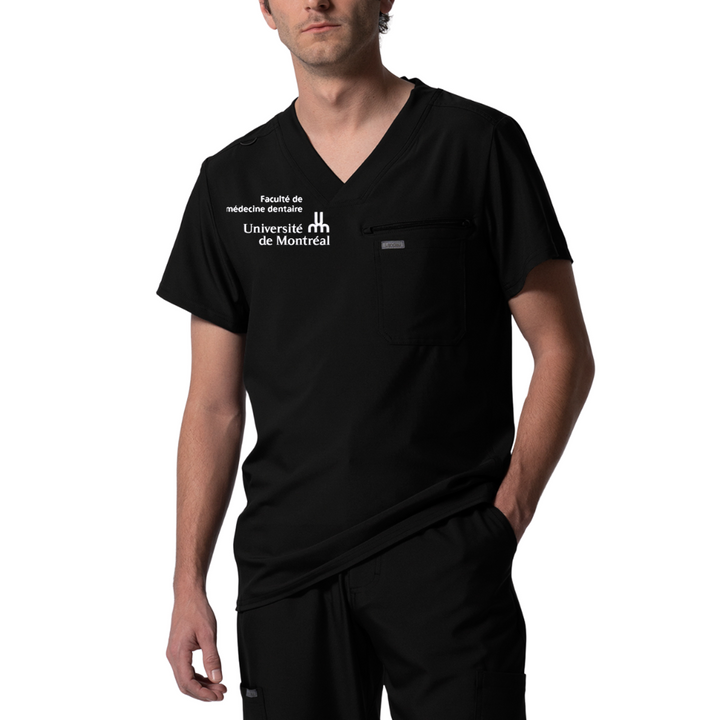 Haut avec poche à la poitrine, homme - Université de Montréal (Médecine Dentaire)