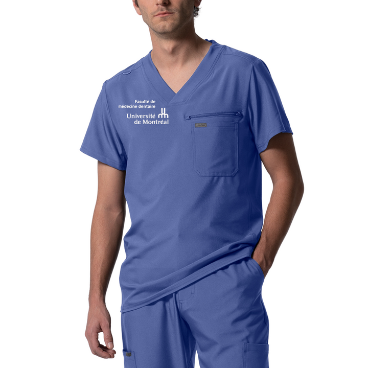 Haut avec poche à la poitrine, homme - Université de Montréal (Médecine Dentaire)
