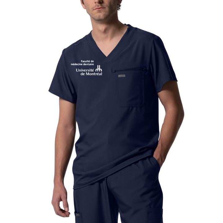 Haut avec poche à la poitrine, homme - Université de Montréal (Médecine Dentaire)