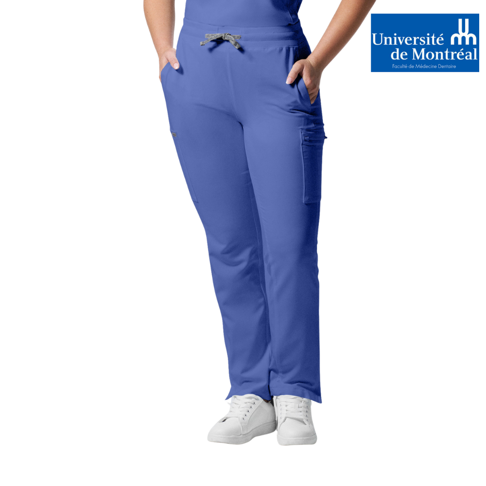 Pantalon droit, femme *COURT/PETITE* - Université de Montréal (Médecine Dentaire)