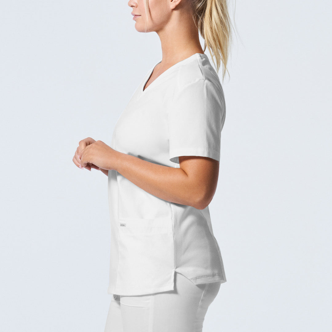 Haut avec poches en bas, femme - PROFLEX (pour école CFPMS)