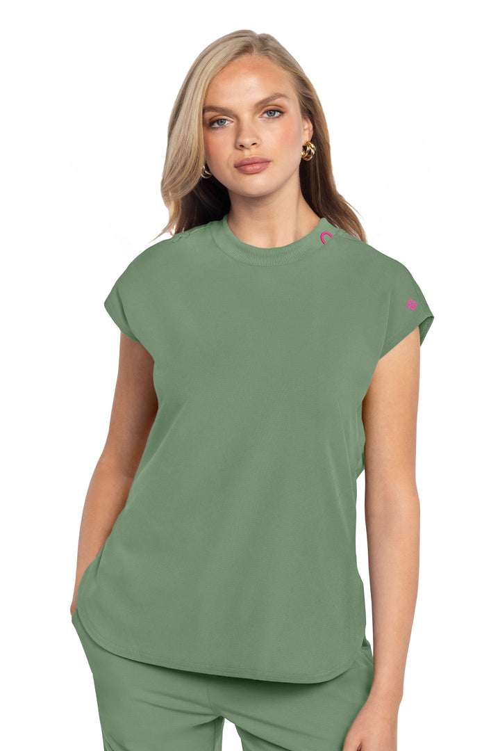 Women's Round-Neck Top - MEDCOUTURE - 703