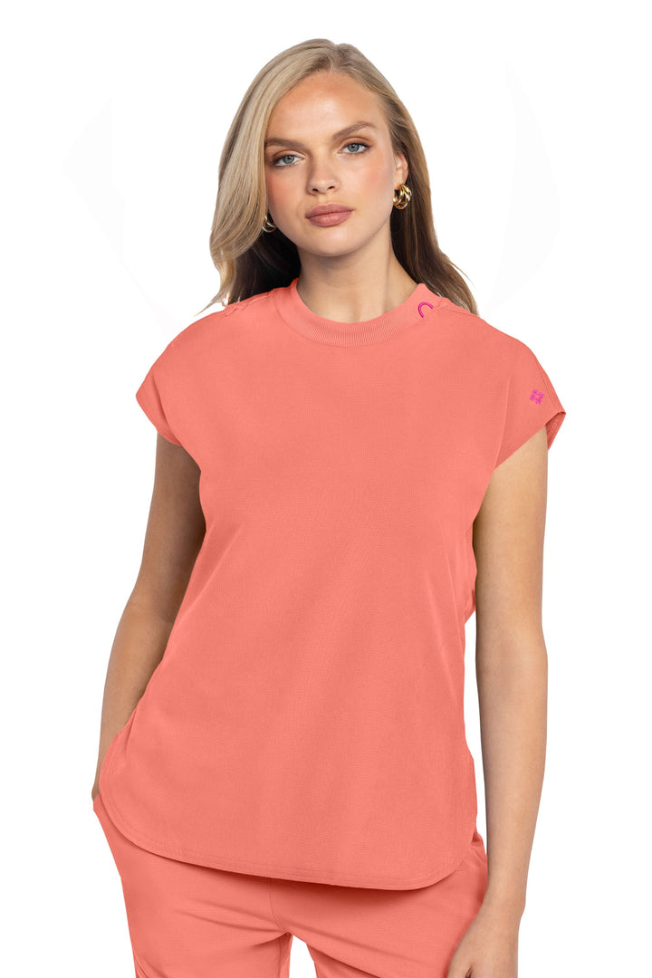 Women's Round-Neck Top - MEDCOUTURE - 703