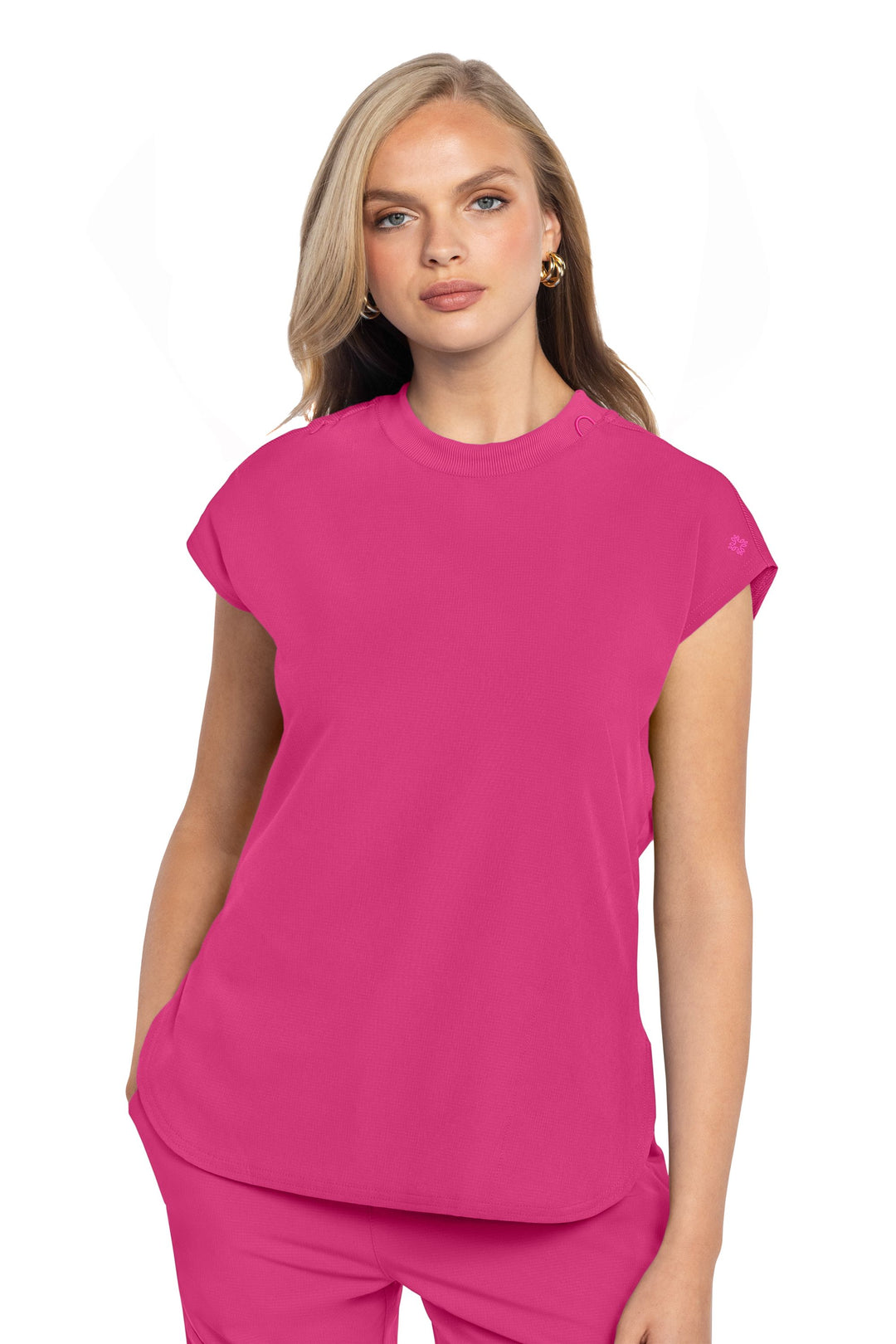 Women's Round-Neck Top - MEDCOUTURE - 703