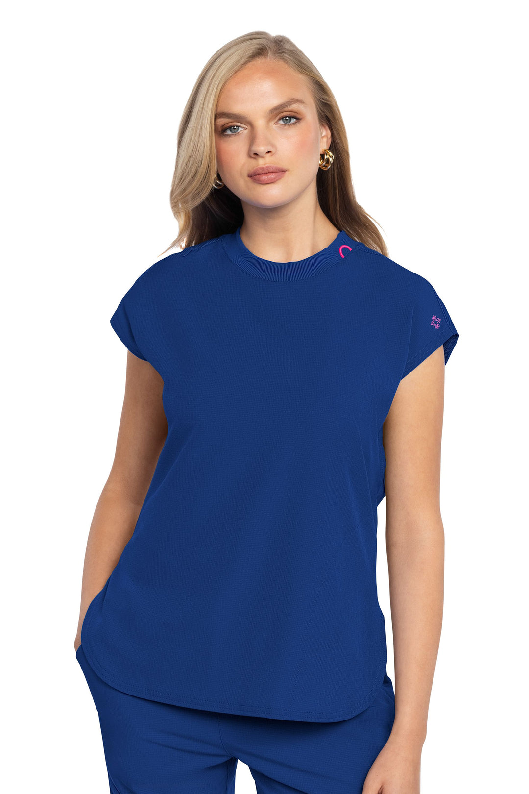Women's Round-Neck Top - MEDCOUTURE - 703