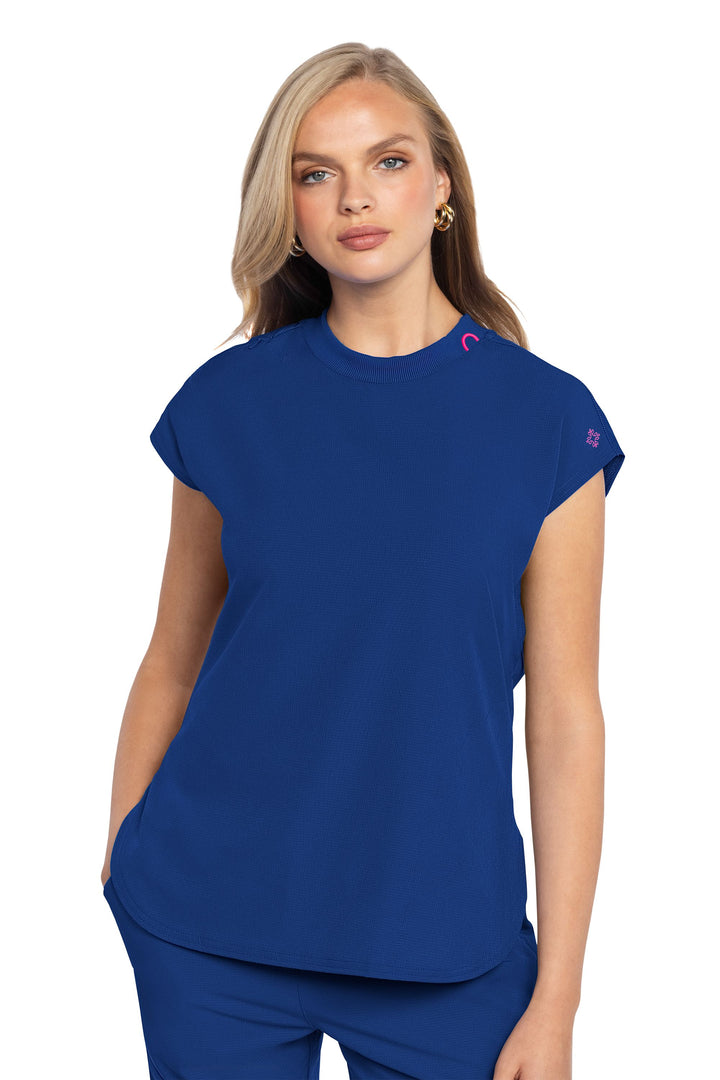 Women's Round-Neck Top - MEDCOUTURE - 703