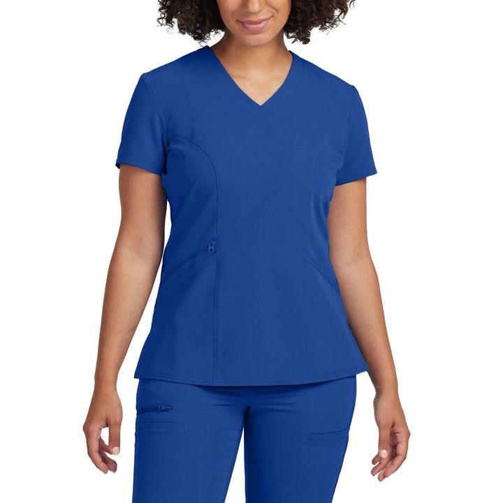 Women's V-neck top with three pockets - V-TESS - WC 134H