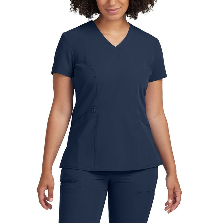 Women's V-neck top with three pockets - V-TESS - WC 134H