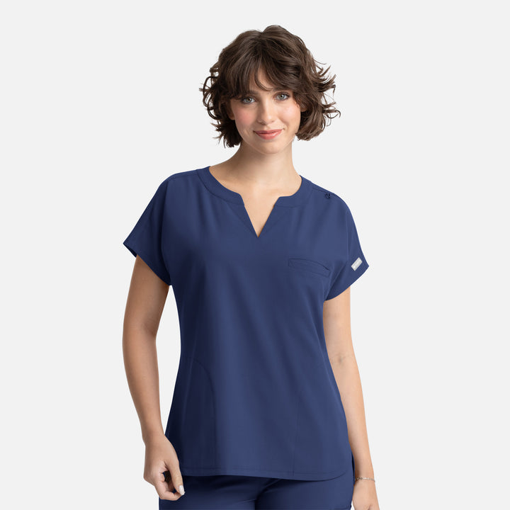 Women's top -  Mandarin collar - MOMENTUM - 5003
