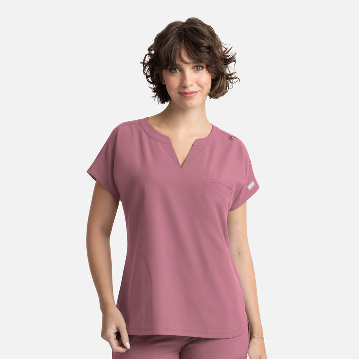 Women's top -  Mandarin collar - MOMENTUM - 5003