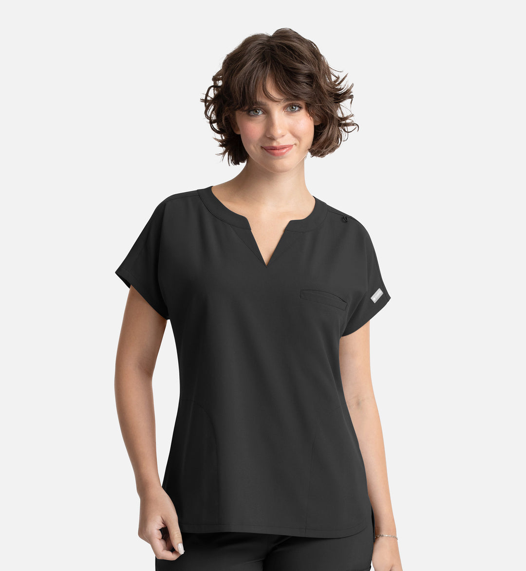 Haut avec col mandarin, femme - MOMENTUM - 5003