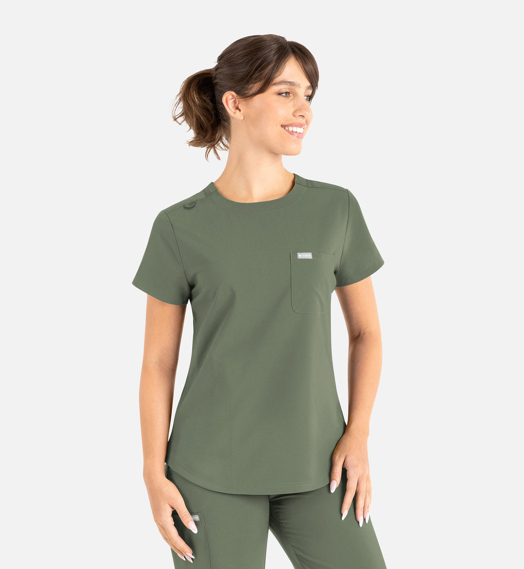 Haut à col rond, femme - MOMENTUM - 5005