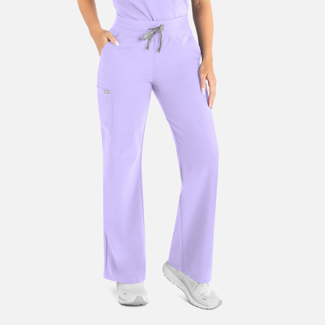 Pantalon droit jambe large, femme - MOMENTUM - 5094