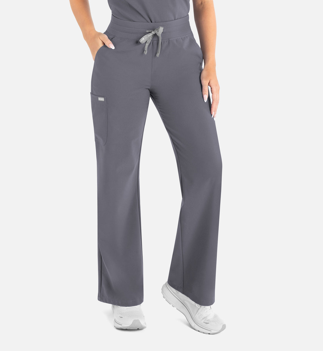 Pantalon droit jambe large, femme - MOMENTUM - 5094