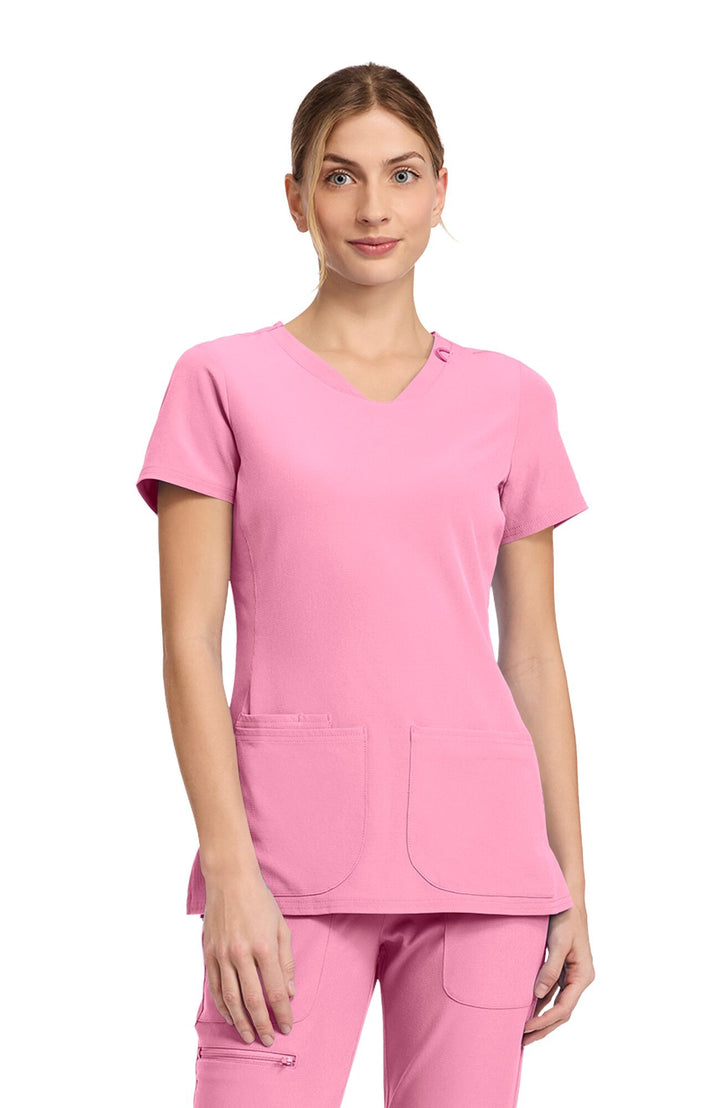 Haut avec poches en bas, femme - MEDCOUTURE - 702