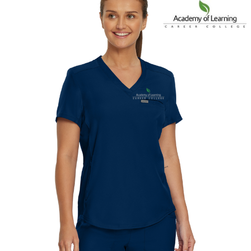 Women's top with chest pocket - Academy of Learning, Career College