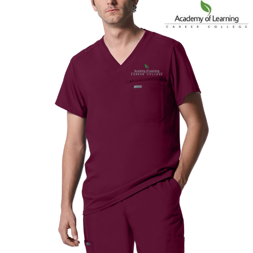 Men's top with chest pocket - Academy of Learning, Career College