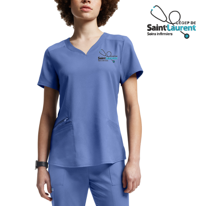 Women's top - 2 pockets - VIBE - CSTL