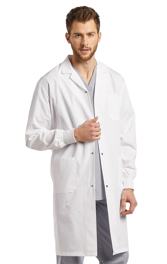 Unisex lab coat with cuffs - White Cross 2068S