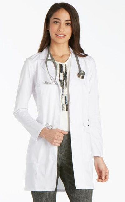 White lab coat with buttons - CHEROKEE CK4439